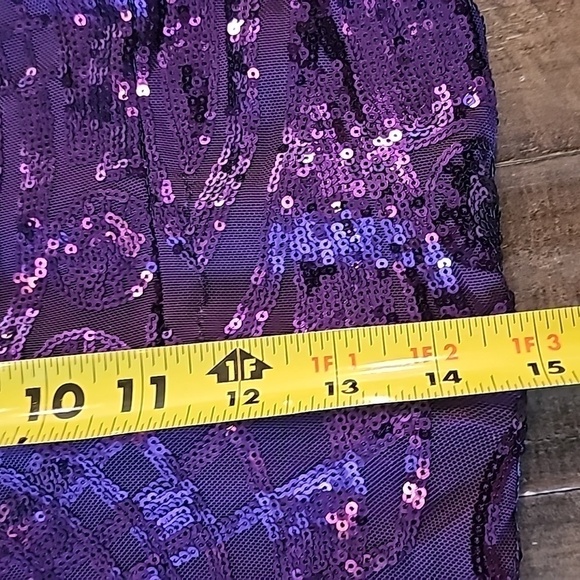 Formal Sheath, contrast Sequin,  assymmetrical,  Maxi Dress for special … - Picture 13 of 16